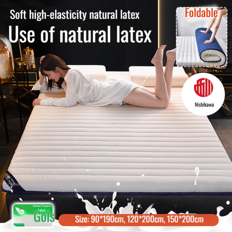 Single Thicken Sleep Mattress antimite natural latex mattress portable Folding Tatami soft pad dormitory student special mattres