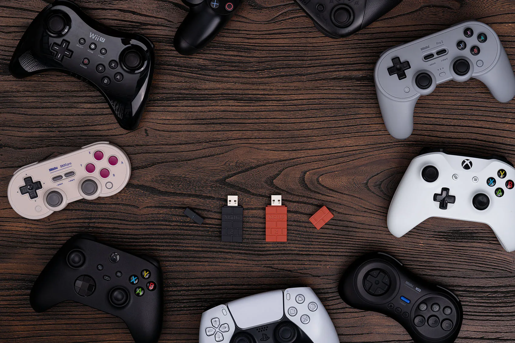 Receptor adaptador inalámbrico Bluetooth USB 8BitDo para Nintendo Switch 2 Windows Mac PS1 para Xbox one PS4 PS5 Switch Pro controlador