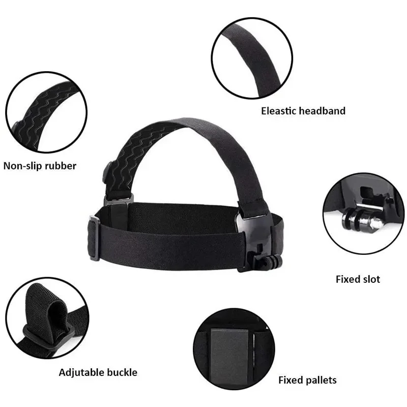 Accessories Kit for Gopro Hero 12 11 10 9 Insta360 X3 ONE X2 Yi 4K SJ4000 EKEN AKASO DBPOWER Strap Tripod Mount Go Pro 9 Camera