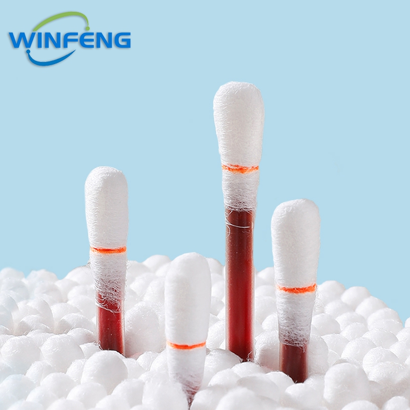 100 Uds. De hisopos de algodón yodo para desinfección, palitos de Alcohol médicos, Kit de primeros auxilios para el cuidado antibacteriano de emergencia en el hogar y al aire libre