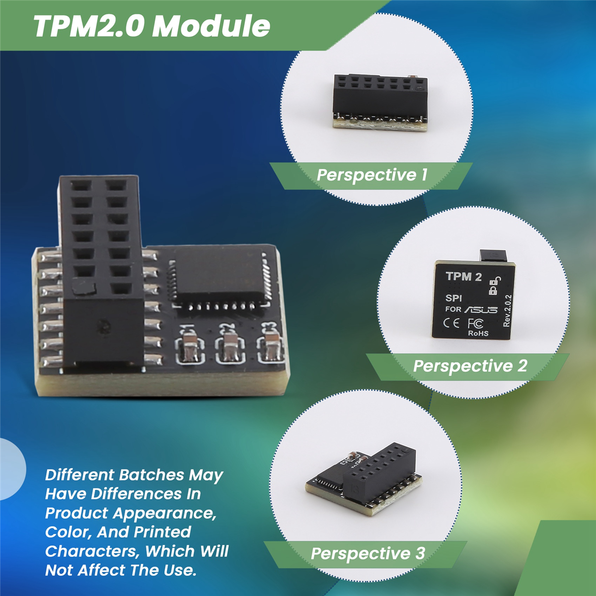 Tpm Sicherheits modul tpm 2,0 für asus tpm spi parallel vertrauens würdiges Plattform modul tragbares Multifunktion modul