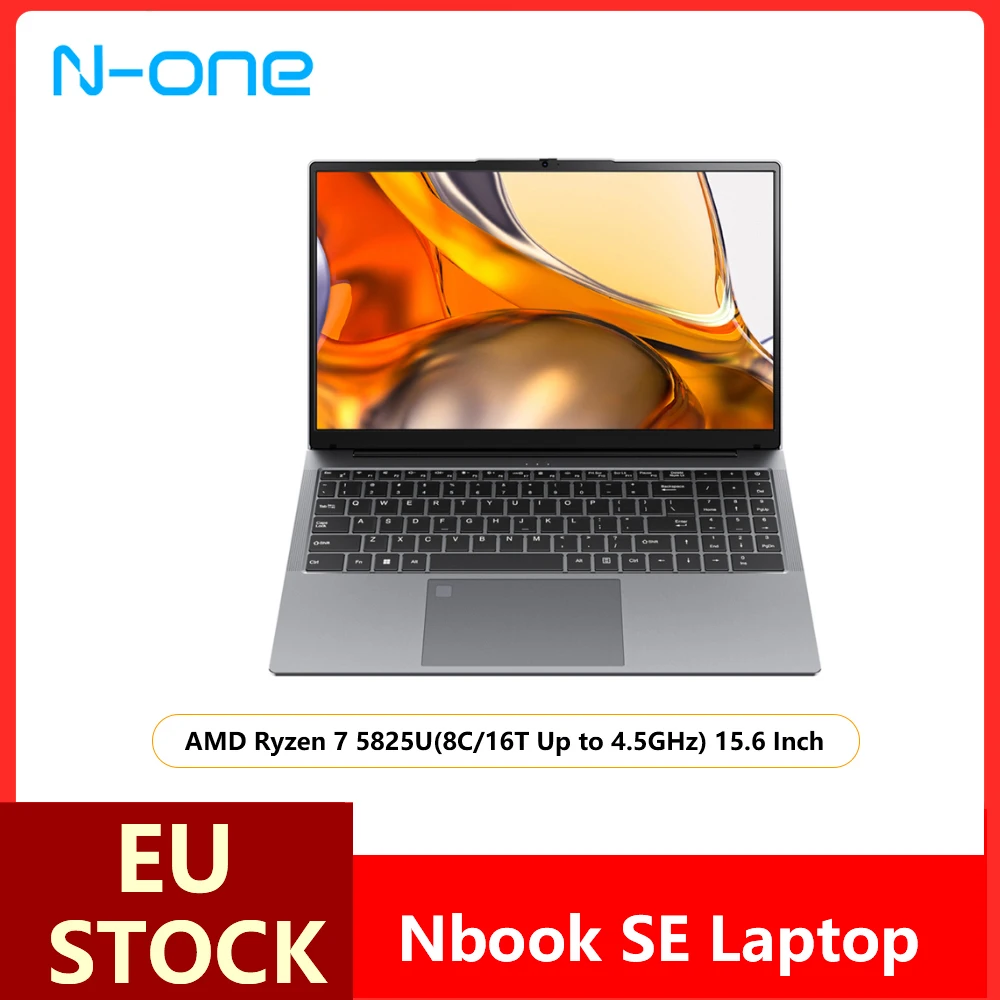 N-ONE Nbook SE Laptop AMD Ryzen 7 5825U DDR4 (16+16)GB+1TB SSD Notebook Dual Band Windows 11 pro 15.6' Full HD Display Computer