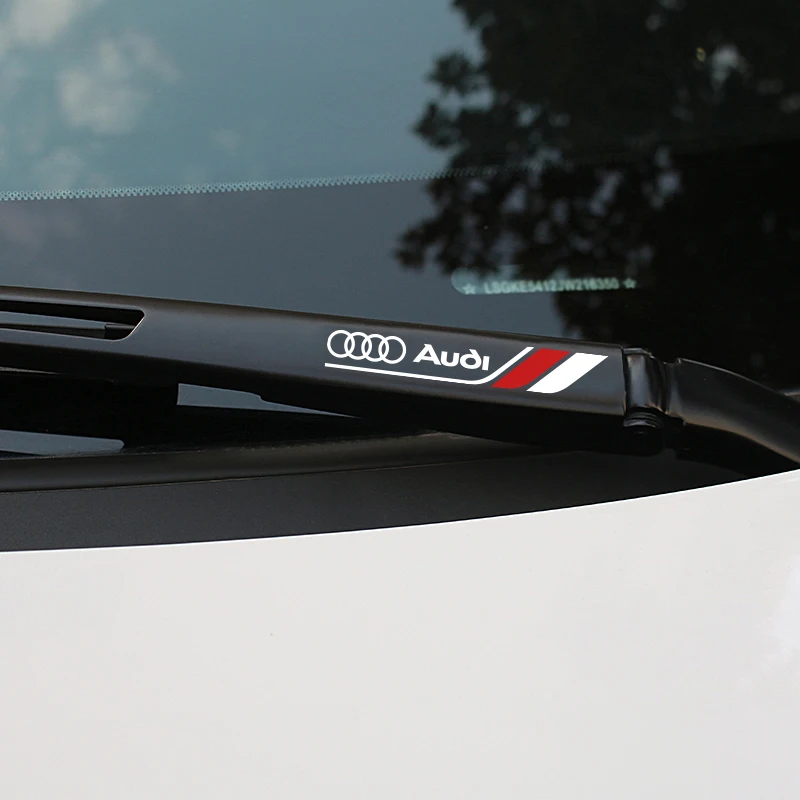 2szt Naklejki samochodowe Auto Decors Wycieraczki samochodowe Naklejki samochodowe do AUDI A1 A3 A4 A5 A7 A8 Q3 Q5 Q7 S3 S4 S5 S6 S7 Akcesoria