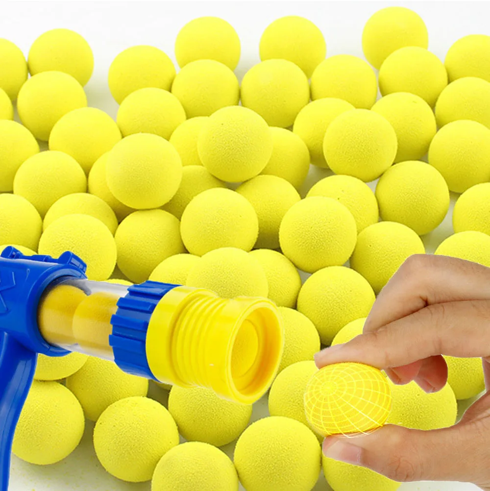 50 Uds bola de espuma bala suave 2,8 cm pistola de juguete EVA bala explosión percusión Compatible pistola de juguete accesorios balas regalo para niños