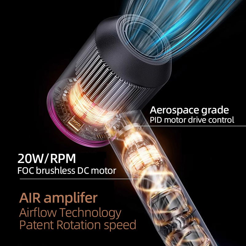 プロのヘアドライヤー,陰イオン,陰イオン,高速,62メートル/秒,1600w,2分,速乾性,110000rpm