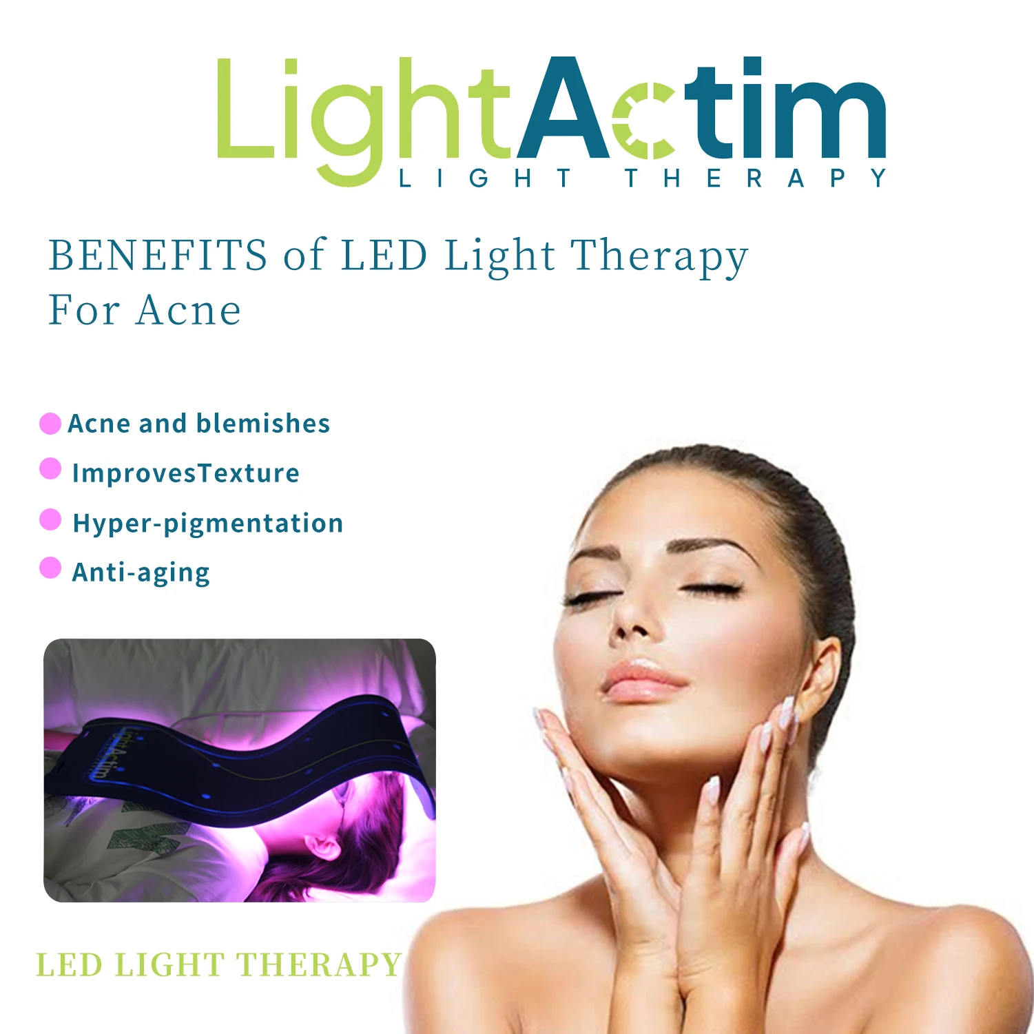 Celluma-Terapia de luz LED vermelha, 6 Design completo do pulso do corpo, PDT, 660 850nm