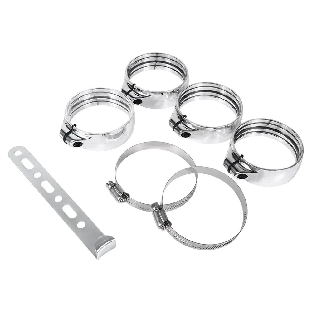 3" 76mm Universal Air Intake Pipe Aluminum alloy intake pipe Kit Turbo direct cold air Filter injection system
