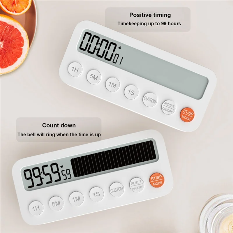 A74P-Digital Timer Dapur Magnetik Timer Dapur Jam Rumah Memasak Makanan Alat Timer untuk Anak-anak Berkemah Kelas