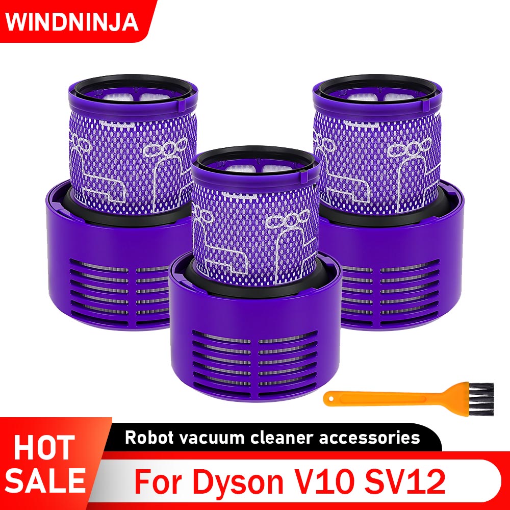 Voor Dyson V10 Filter Hepa Accessoires Robot Stofzuiger SV12 Wasbare Post-Filter Vervanging Reiniging HEPA Onderdelen