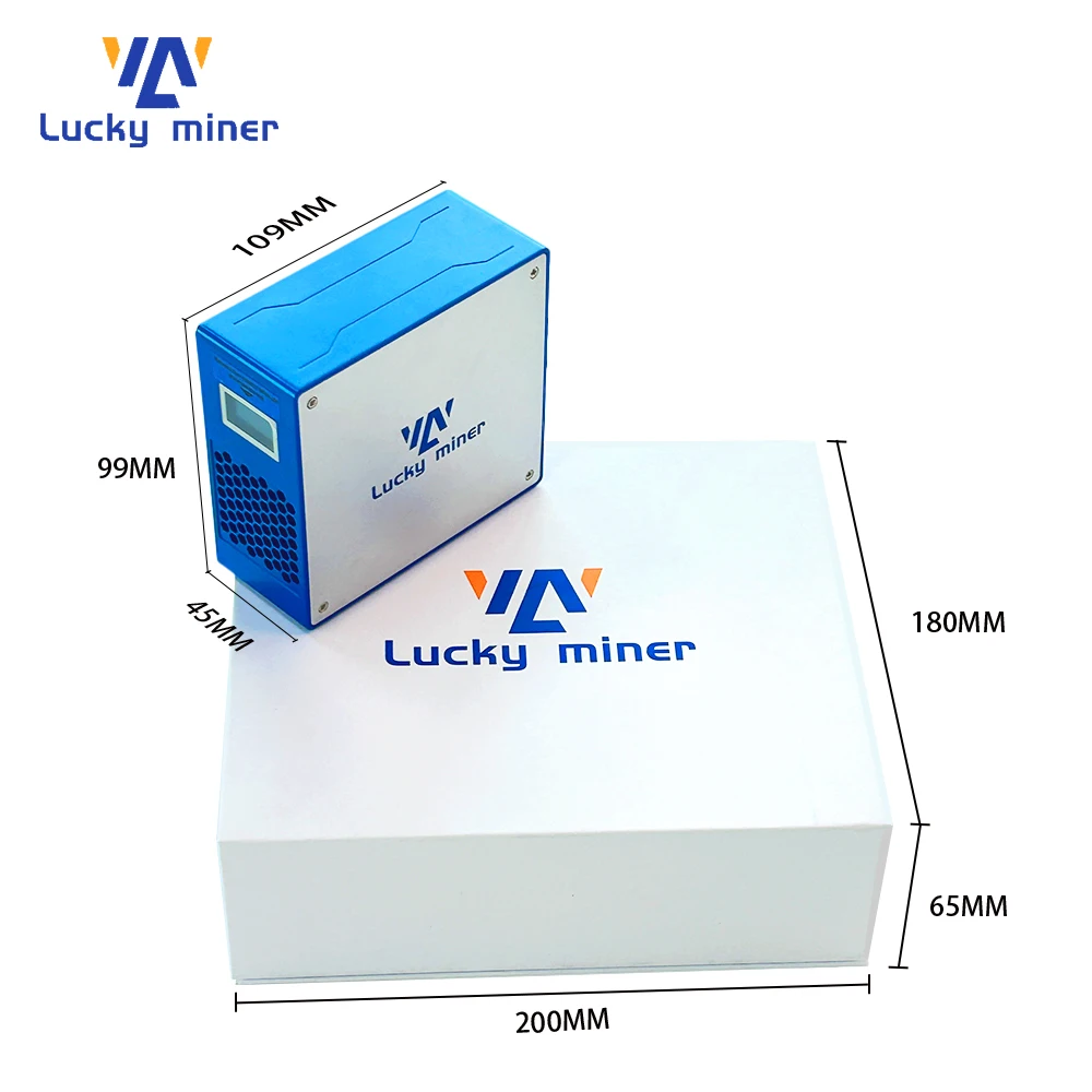 Koparka Bitcoin Lucky Miner LV07 1TH/S 25W Win 3.125 BTC Krypto Miner Solo SHA256 WiFi Miner Domowy