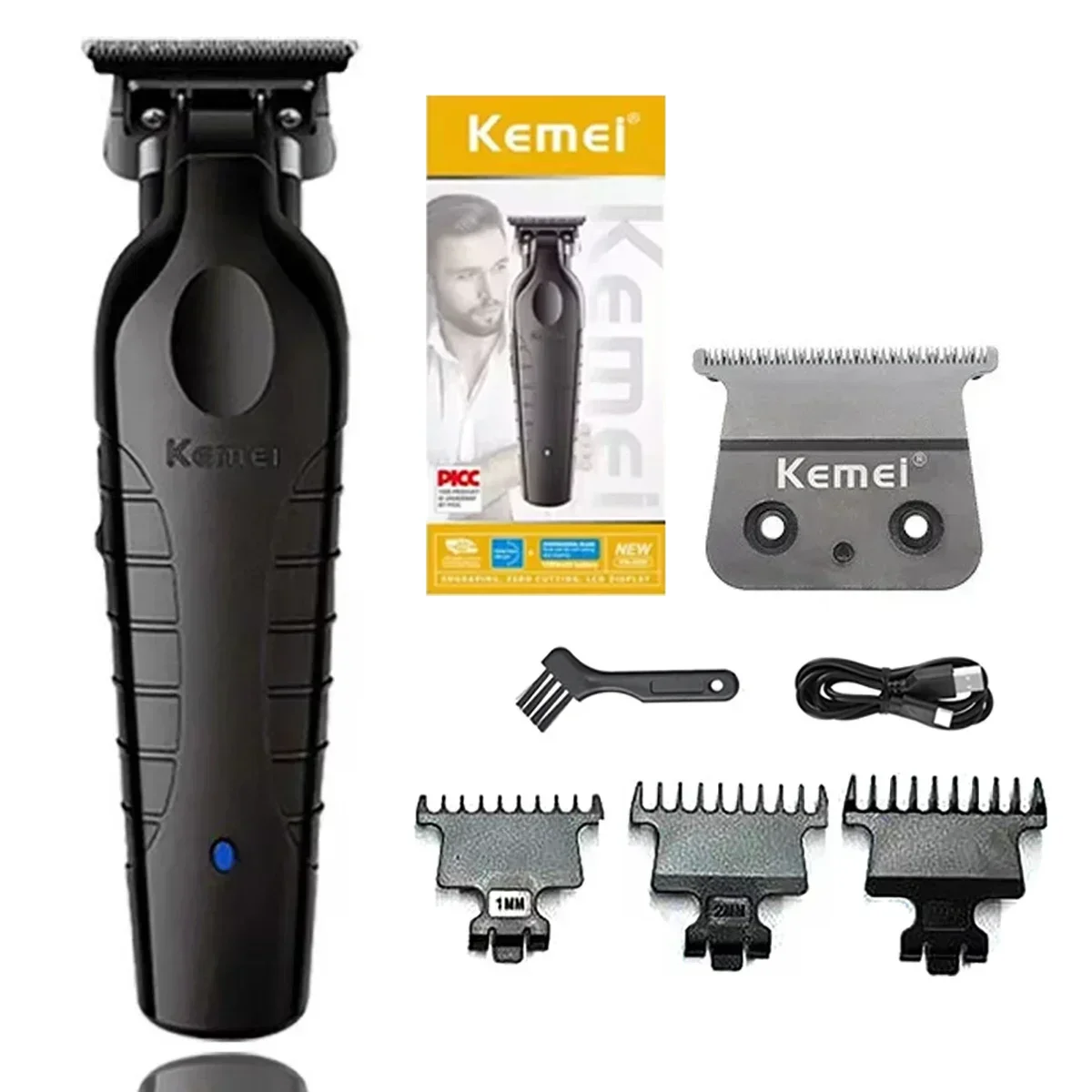 Kemei KM-2299 Hair Trimmer Machine Haircut Machine Hair Clipper Professional Cutter Hair Cutting Machine Men's Hair Clipper
