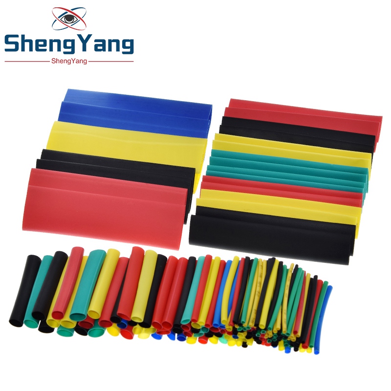 164 teile/satz Schrumpfschlauch kit Isolierung Schlauch termoretractil Polyolefin Schrumpfen Verschiedene Schrumpfschläuche Draht Kabel