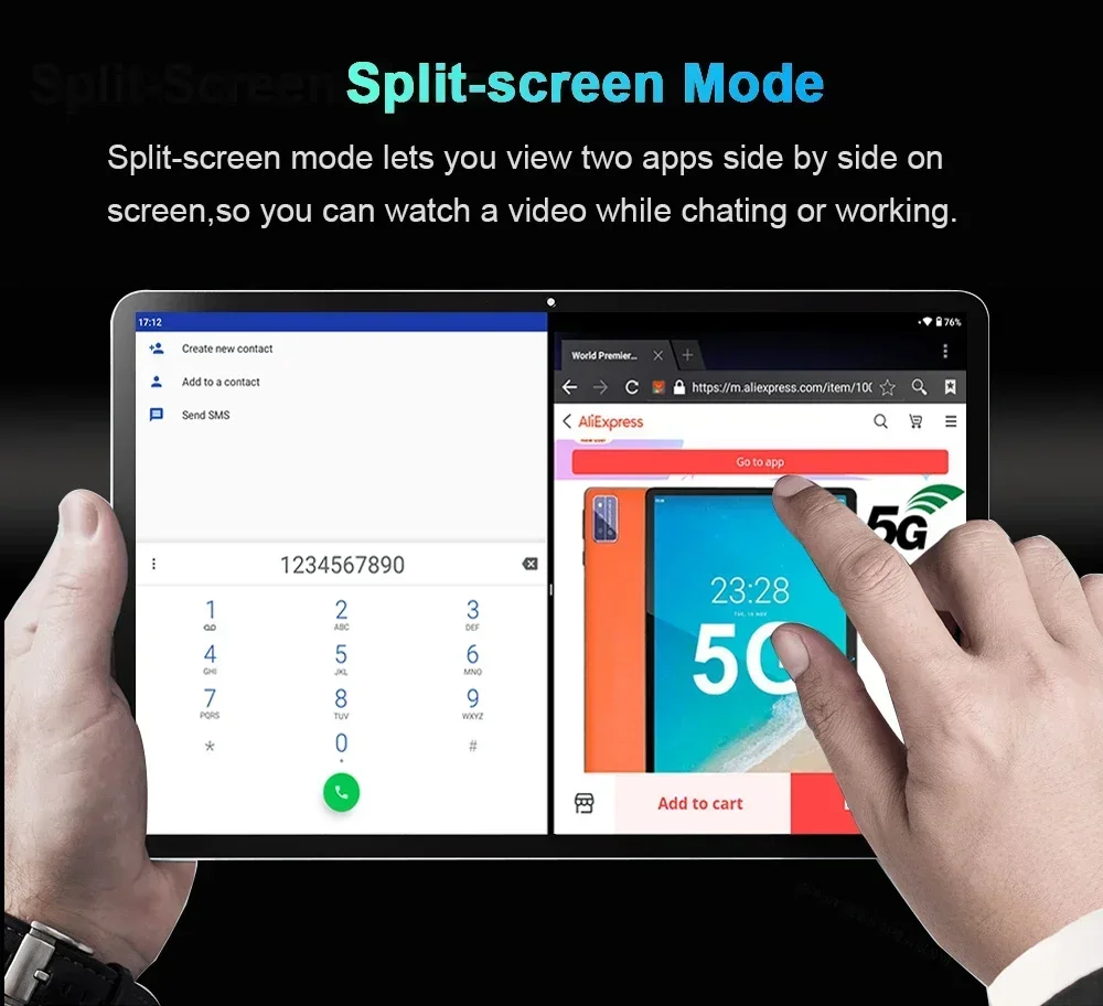 2024 Original Global Version Pad 6 Pro Android 13.0 Snapdragon 888 16GB+1024GB Tablets PC 5G Dual SIM Card  WIFI 4K HD Mi Tab