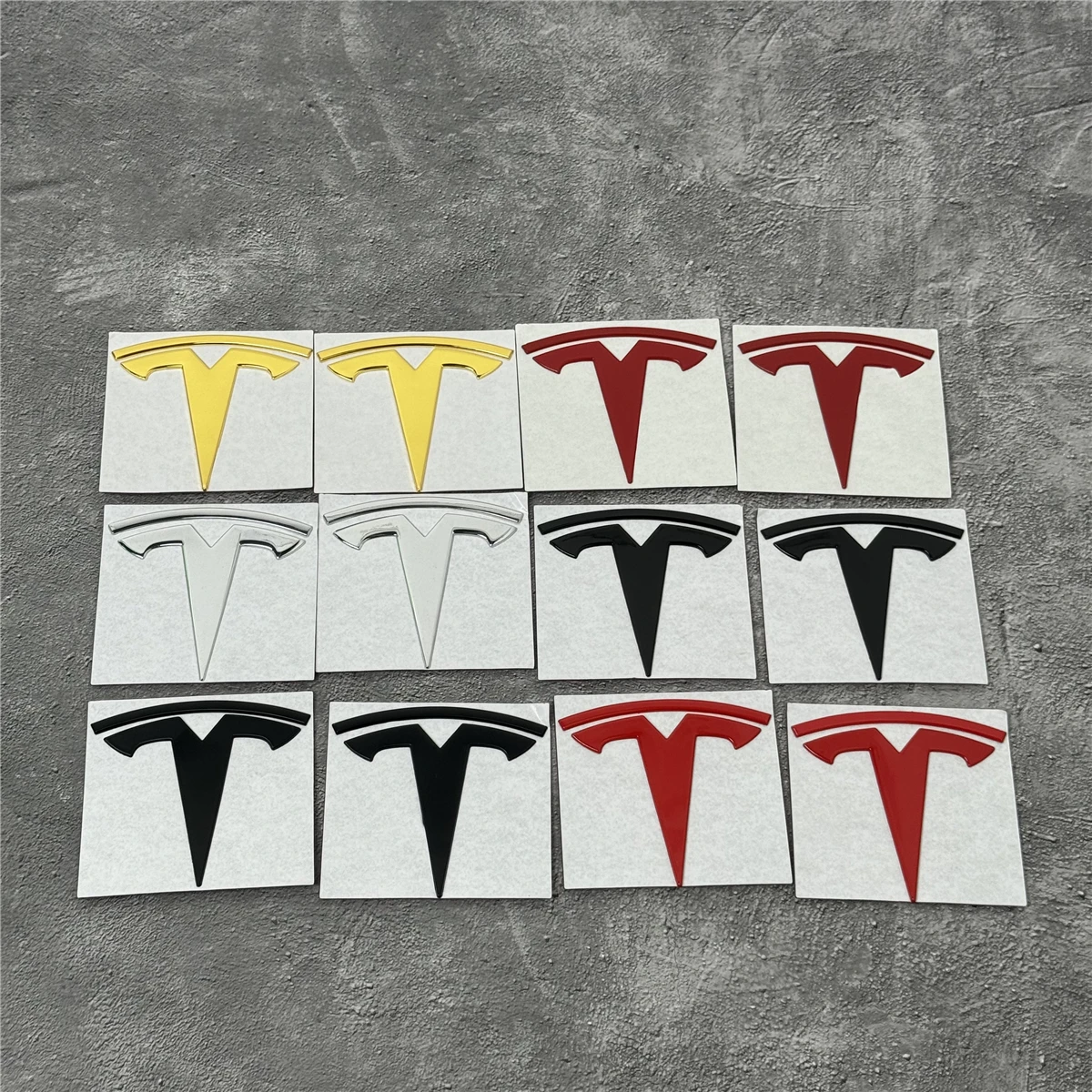 Emblema dianteiro do carro Tesla, emblema do porta-malas traseiro, adesivo para modelo 3 modo Y, logotipo de metal, substituição, logotipos traseiros e traseiros, escurecimento