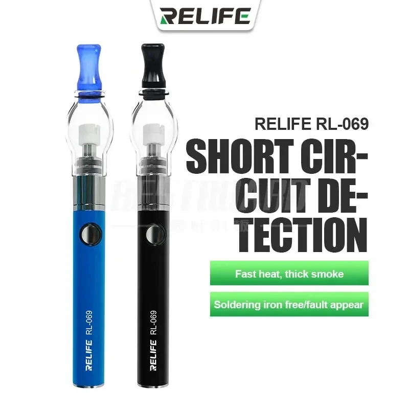 RELIFE RL-069 Rosin Atomizer for Mobile Phone Motherboard PCB Repair Soldering Iron-free Short Circuit Detection Atomizer Tool