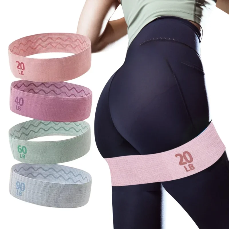 Cinto elástico de tecido fitness yoga pilates quadris expansor redondo equipamento de treinamento de ginástica
