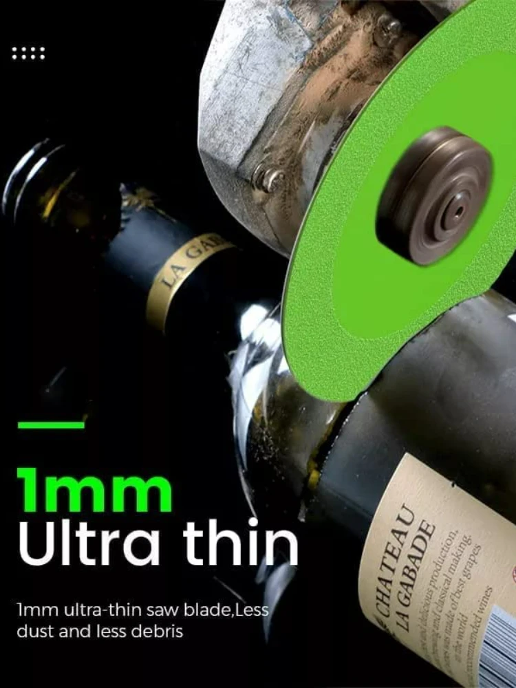 แผ่นตัดกระจกใบเลื่อยบางล้อแก้วเซรามิคตัดสําหรับเครื่องบดมุม 4 ''ใบเลื่อยเพชร 100 มม.แผ่นตัดบาง