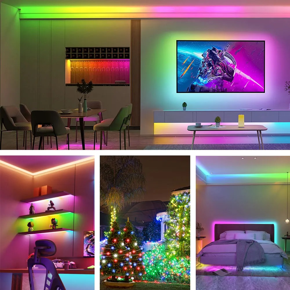 WS2812B WS2811 Pixel Controller per strisce LED Wifi/Bluetooth/Controller musicale SP108E SP511E SP801E SP110E SP105E SP107E DC5-24V