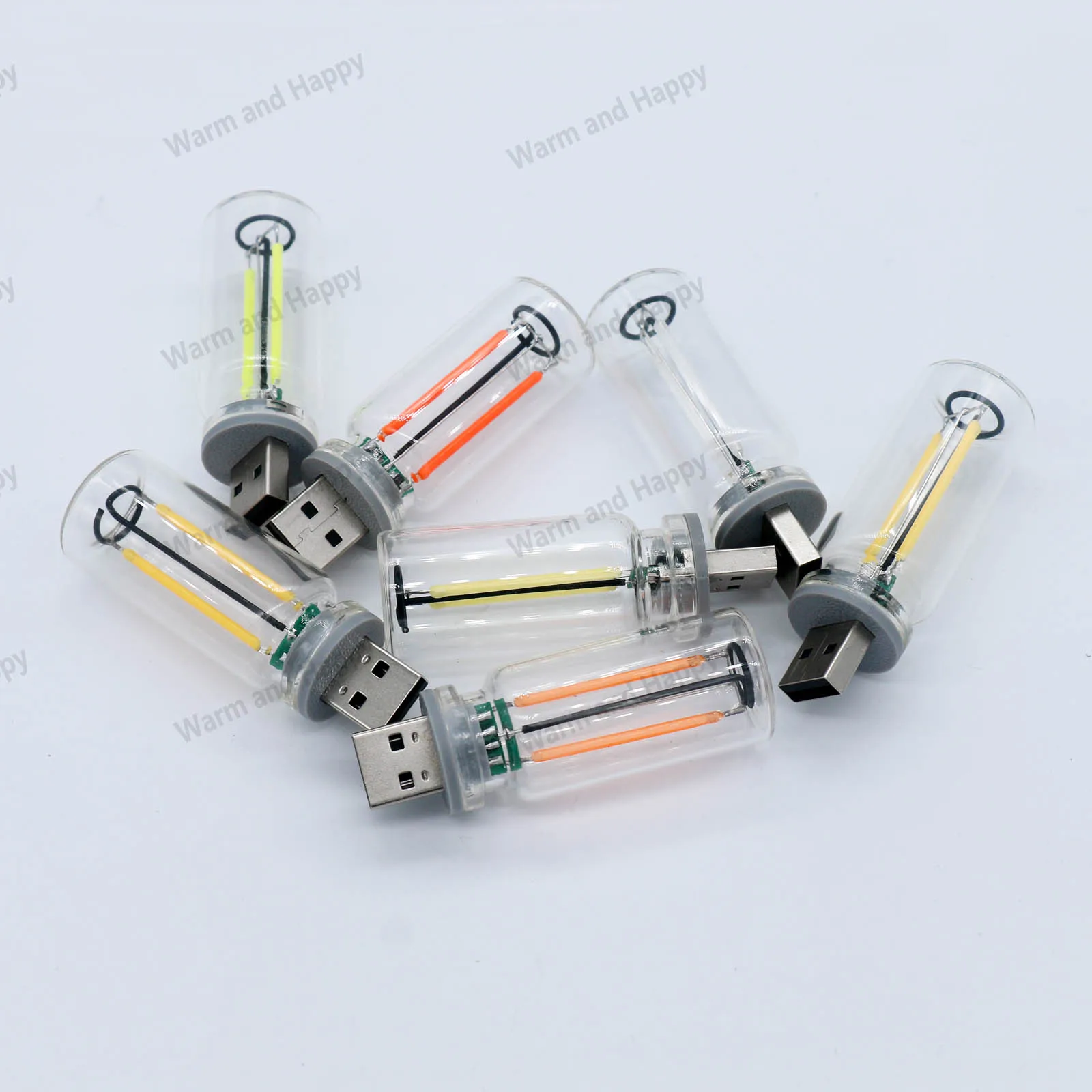 0.3W DC5V USB Dimming Touch Light Source LED Retro Edison Bulb Mobile Power Light Night Light Bedside Light Computer Lighting