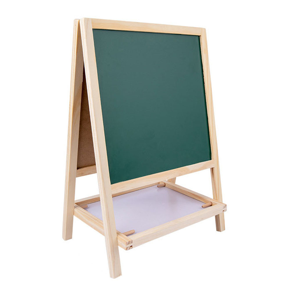 Kids Painting Board Multifunctional Drawing Board Educational Writing Board Children Art Toy Wooden Blackboard Graffiti Board