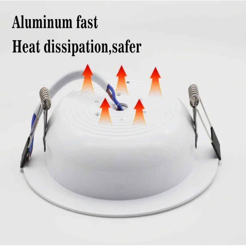 Spot LED Downlight plafond AC 220V 240V 9W 12W 15W 18W 21W projecteur froid chaud blanc rond encastré lampe LED Spot éclairage