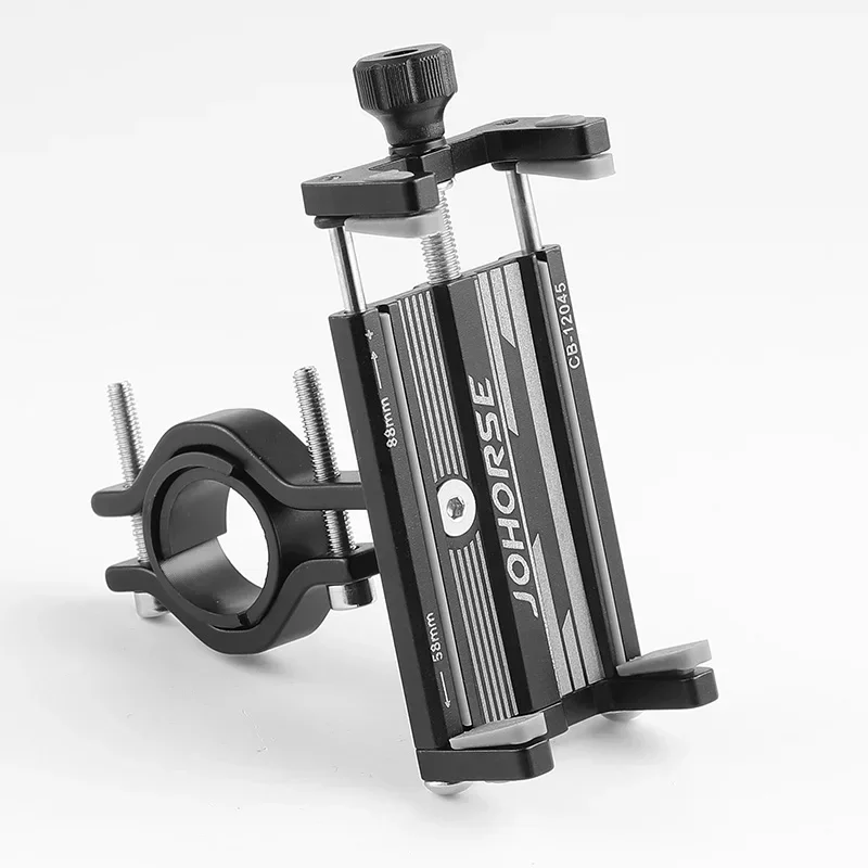オートバイ用CNCアルミニウム合金電話ホルダー、スマートフォンブラケット、4つの爪、自転車マウント、電動自転車