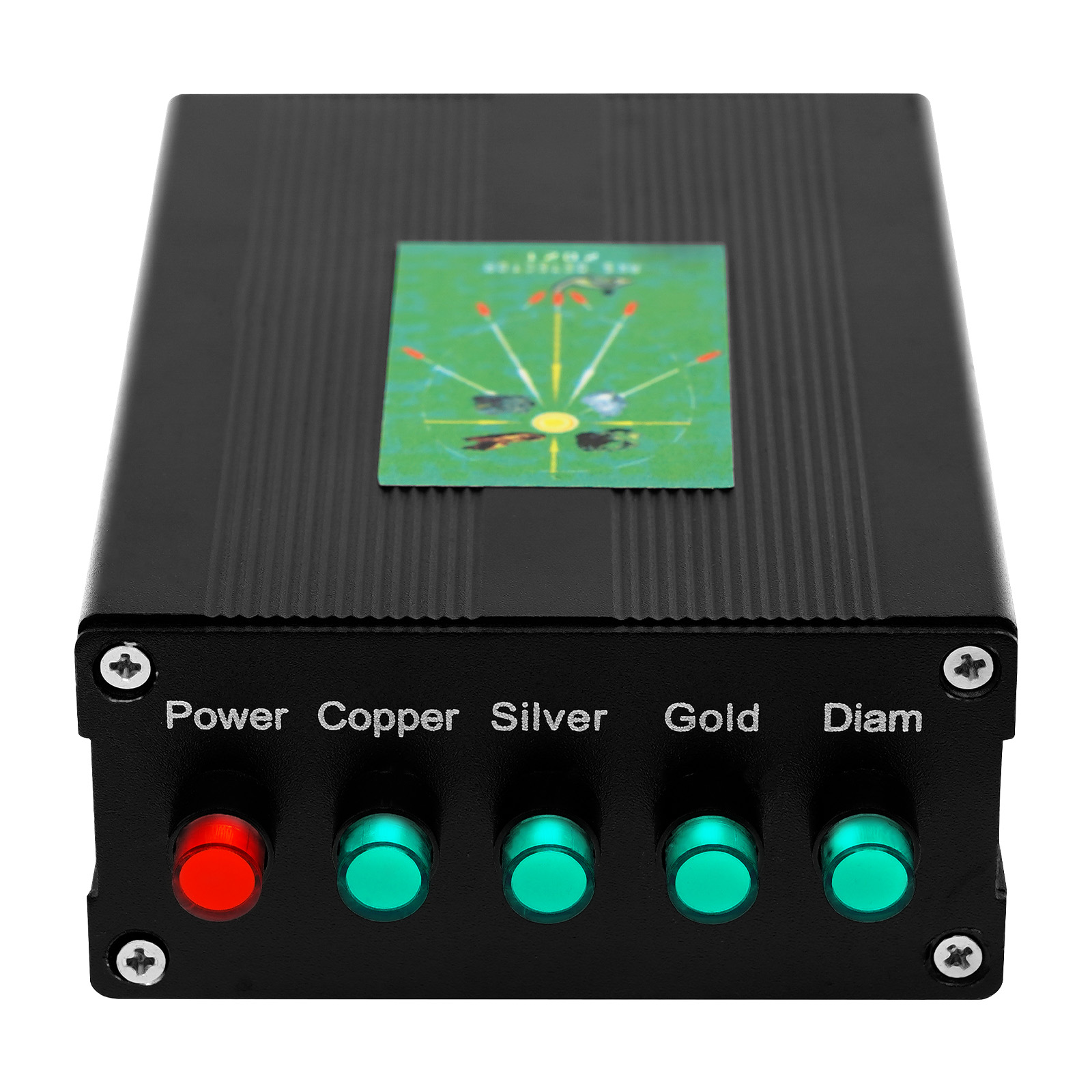 Detector de metales con pilas Detector de oro, plata, cobre y diámetro para interiores y exteriores