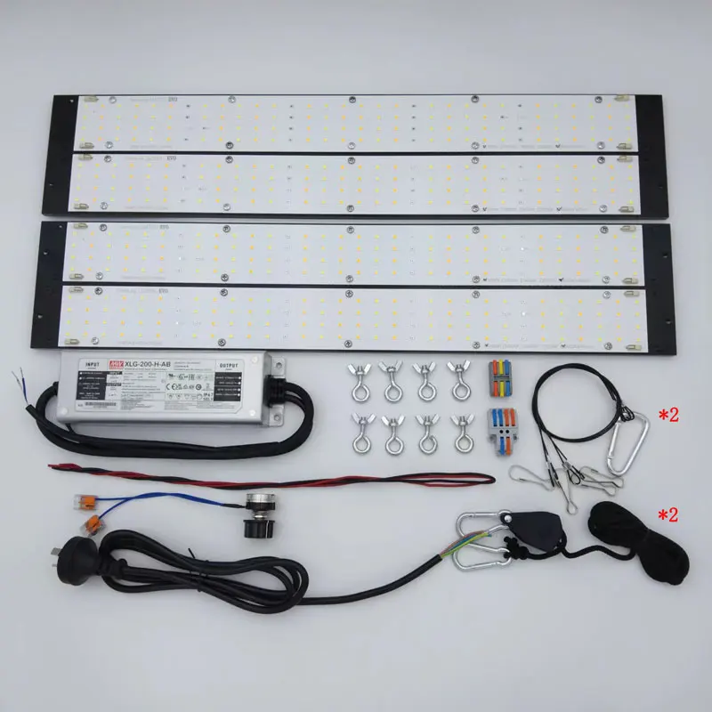 LM30H EVO Led Quantum Bar Samsung Licht 200/240W Komplettset mit MW-Treiber 3000-5000K 660nm UV IR Wachstumslampe Pflanzung Innenbereich