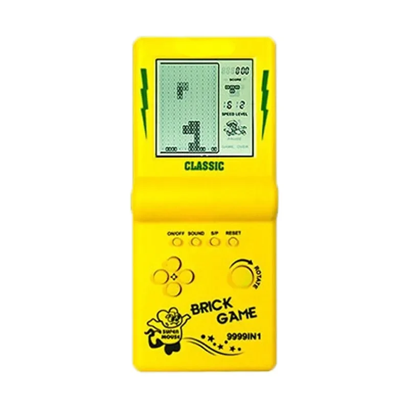 Máquina de jogo portátil jogo de tijolo crianças console de jogo jogadores de jogo portátil jogo eletrônico crianças prazer jogador clássico