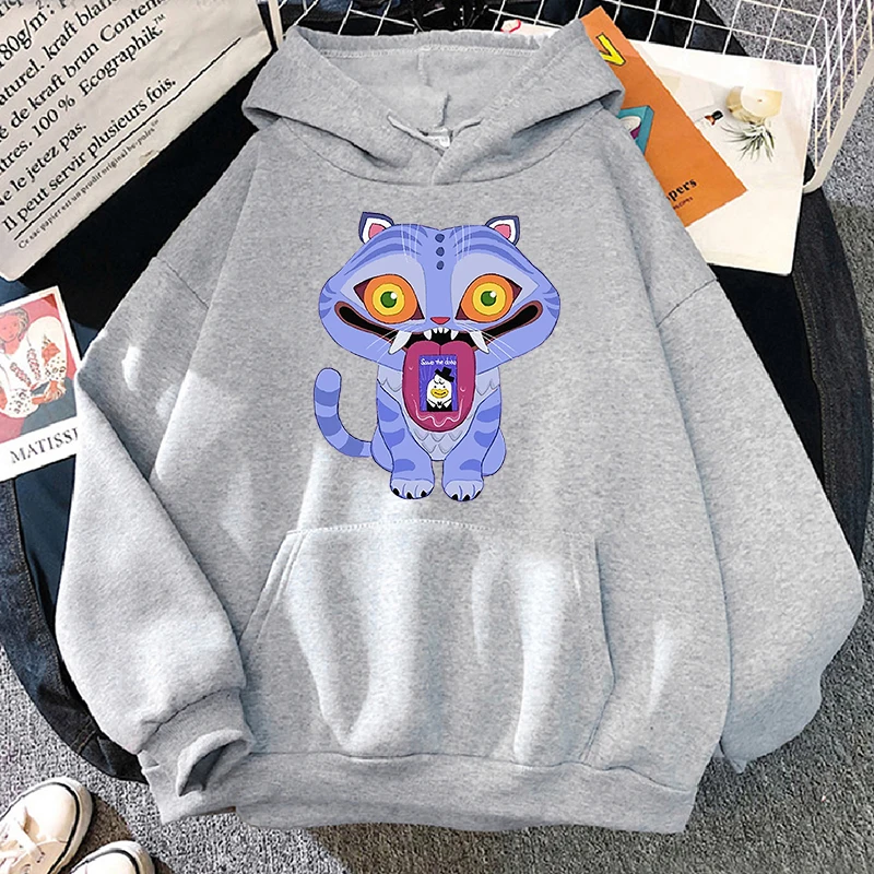 KPop Demon Hunters Derpy Sudadera con capucha moda mujer hombres ropa suelta polar película impresión 2025 jerseys gráficos sudaderas con capucha mujer Top