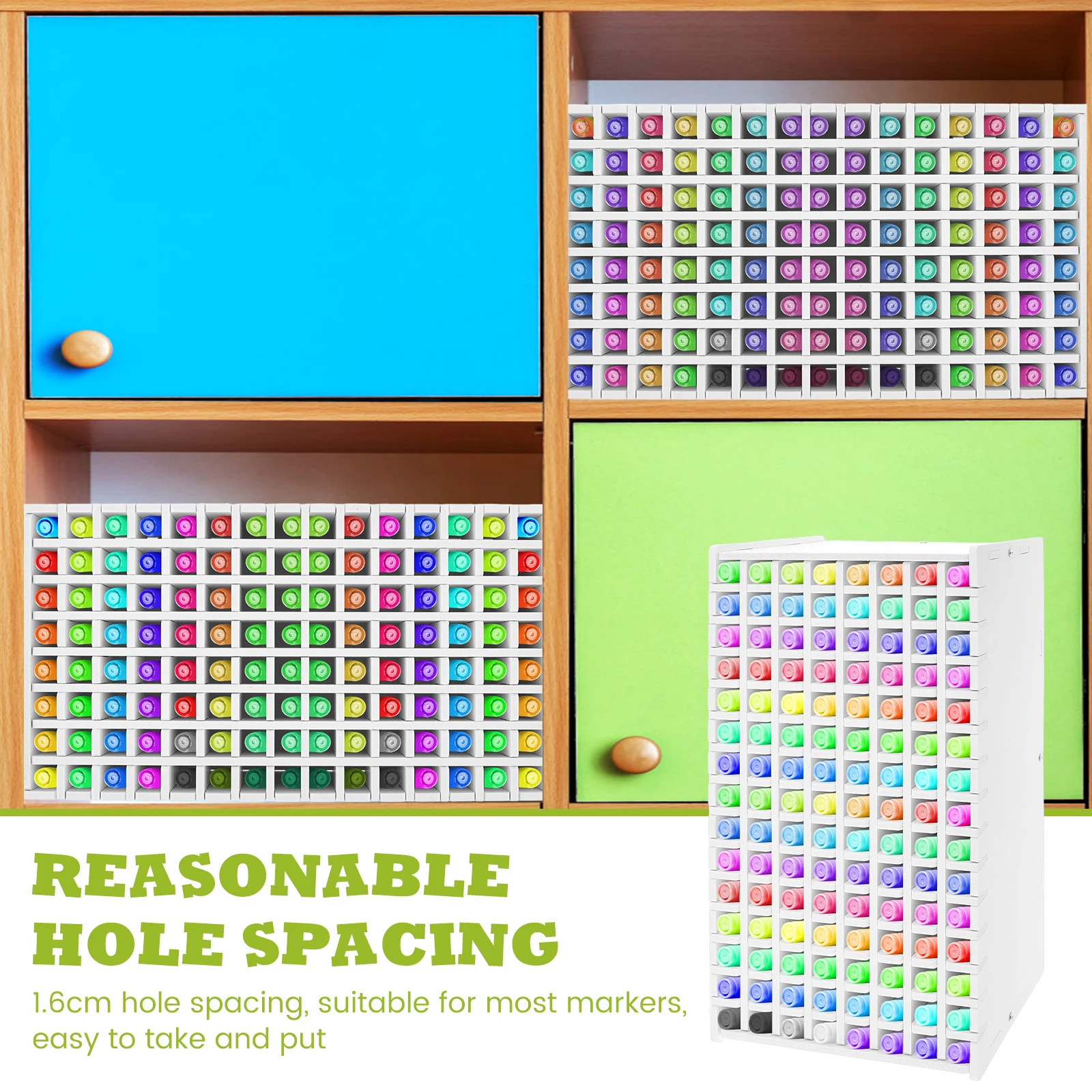 120/180 Slots Marker Bleistift Lagerung Rack Große Kapazität Desktop Marker Organizer Farbige Bleistift Schreibwaren Shop Bleistift Halter