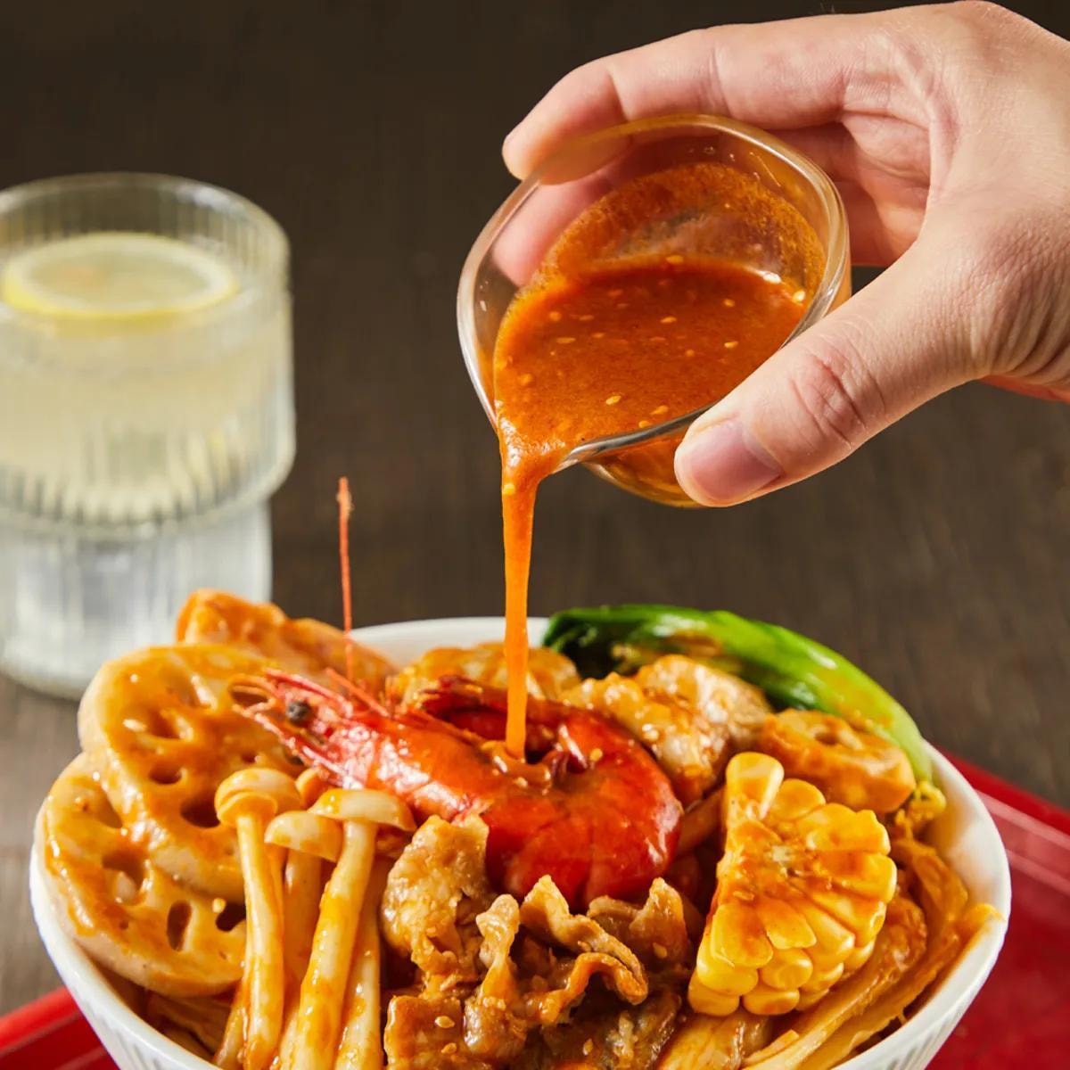 [5Packs] FRESHIPPO Flowing Sesame Sauce Mix 7.44 fl oz*5Packs[Yami Exclusive]