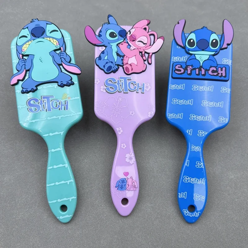 Miniso Disney Animazione Lilo & Stitch Comb Series Cartoon Stitch Cuscino d'aria periferico Pettine per massaggio Bambini Ragazza Studente Pettine