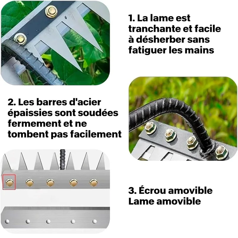 5/6/7/8 ฟัน 1PCS เหล็กคาร์บอน Garden Hand Rake สําหรับฟาร์มสวน Weeding เครื่องมือ Scarifier การเกษตรเล็บ Harrow โลหะ Harrow