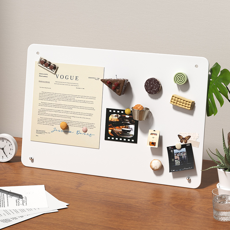 Desktop magnetic large-sized whiteboard, handwritten ironwork sign, coffee shop, standing blackboard billboard