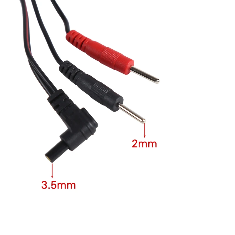 標準ピン電極リード線 TENS 導電性標準ピン Ems マッサージ電極パッドデジタル Tens マシンヘルスケア
