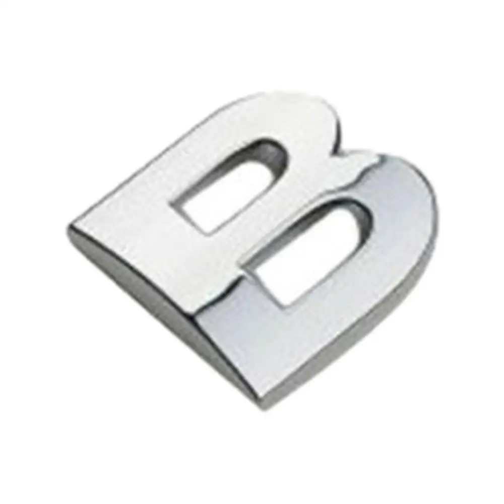Pegatina autoadhesiva con letras y números para coche, insignia para coche, decoración con emblema, resistente al agua, calcomanía para parachoques de alta adherencia