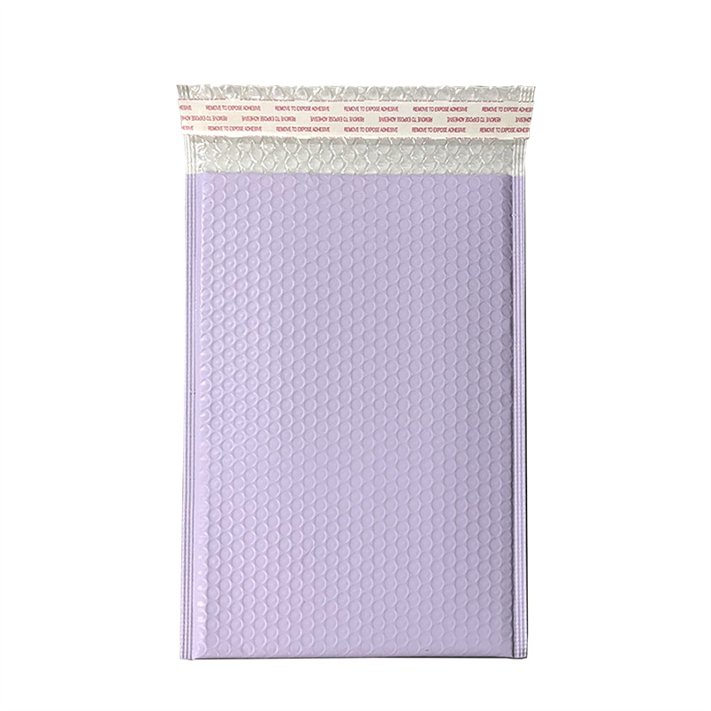 Bolha Acolchoada Mailing Envelopes, Mailer Poly para Embalagem, Auto Selo, Saco de envio, Roxo, 50Pcs