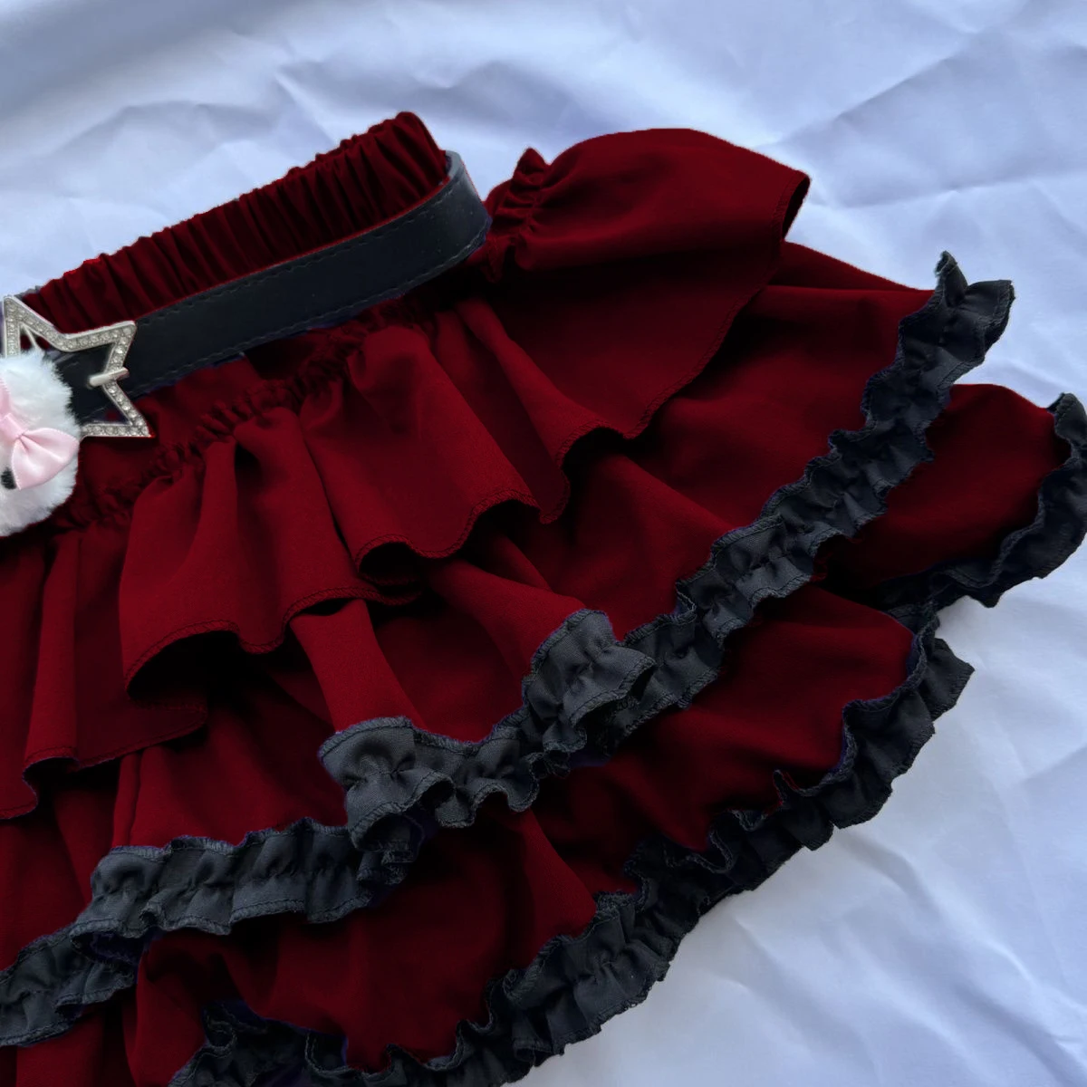 Y2K สาวเผ็ดวัฒนธรรมย่อยสาวพังก์ป้องกันการสัมผัสกระโปรงครึ่งความยาวสไตล์ฮาราจูกุแนวโน้มฟักทองกระโปรงสั้นกระโปรงพัฟเค้ก