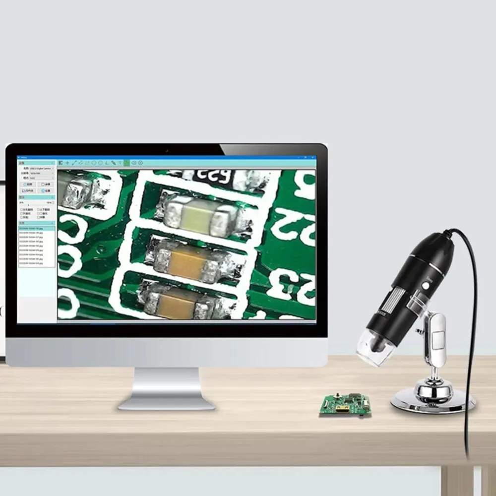 Câmera de microscópio digital 3 em 1, tipo c, usb, eletrônico portátil 500x/1000x/1600x para solda, lupa led, reparo de celular