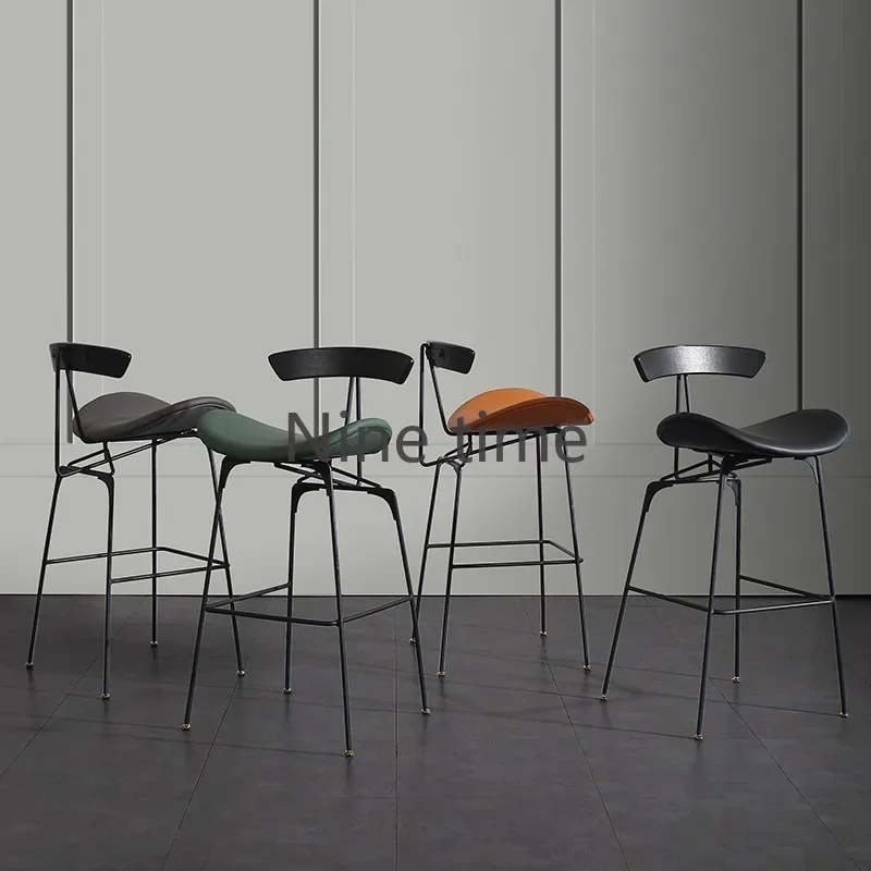 북유럽 게이머 의자, 카페테리아 나무 등받이, 미용실 주방 카운터 스툴, Muebles 파라 바 가구, 미드 센추리