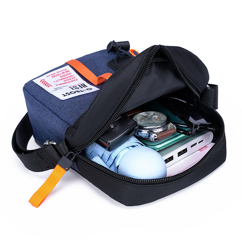 O-TBOST bolsa de ombro masculina 2024 nova casual e moda masculina à prova dwaterproof água ao ar livre multi-funcional crossbody saco