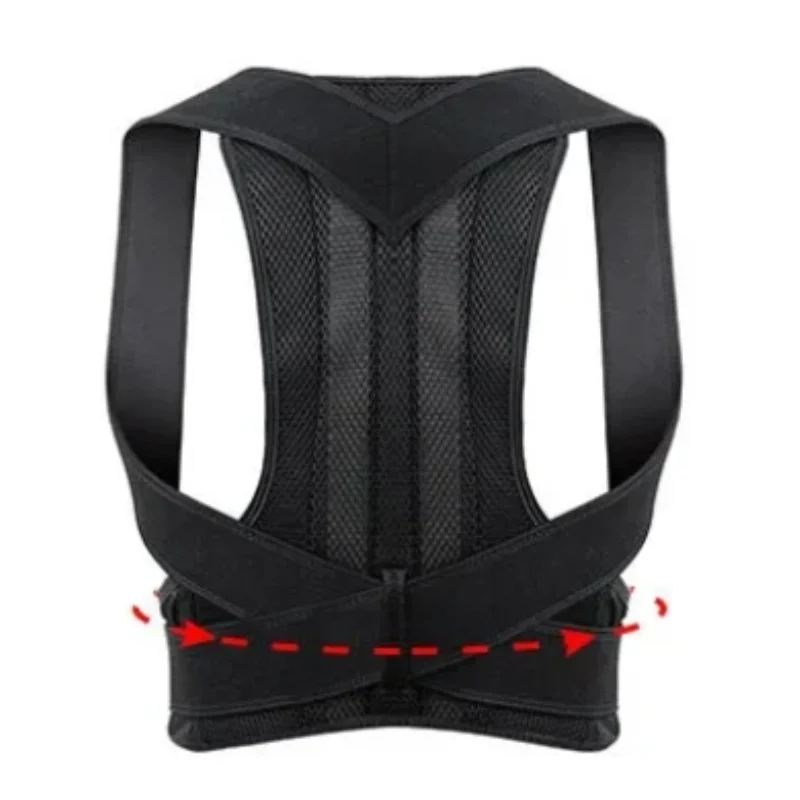 Nuevo Corrector de postura de espalda superior, Corrector de soporte de clavícula, Corrector de cinturón de soporte de hombro recto