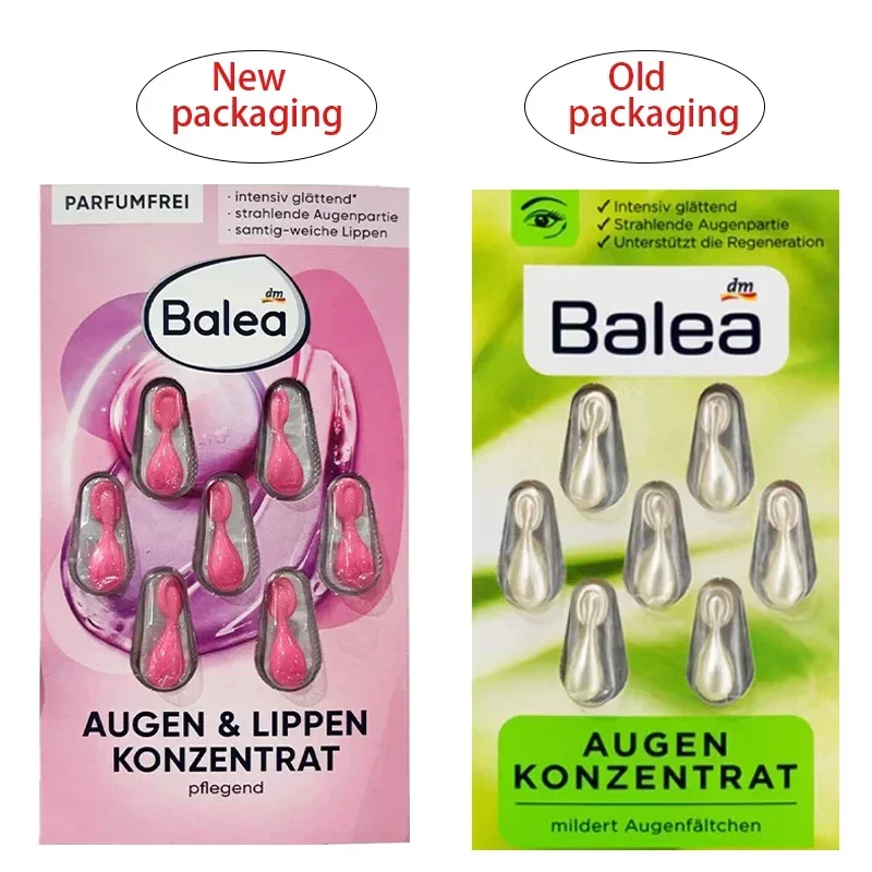 4pcs Balea Face Eye Serum Concentrate Moisture Increases Dry Skin Elasticity Firmness Soften Eye Wrinkles Nourish Smooth Skin