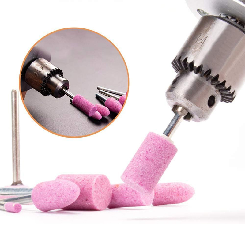 10Pcs Polishing Head Wheel Head Abrasive Mounted For Dremel Rotary Power Tools Electric Grinding Stone Wheel Dremel Accessories