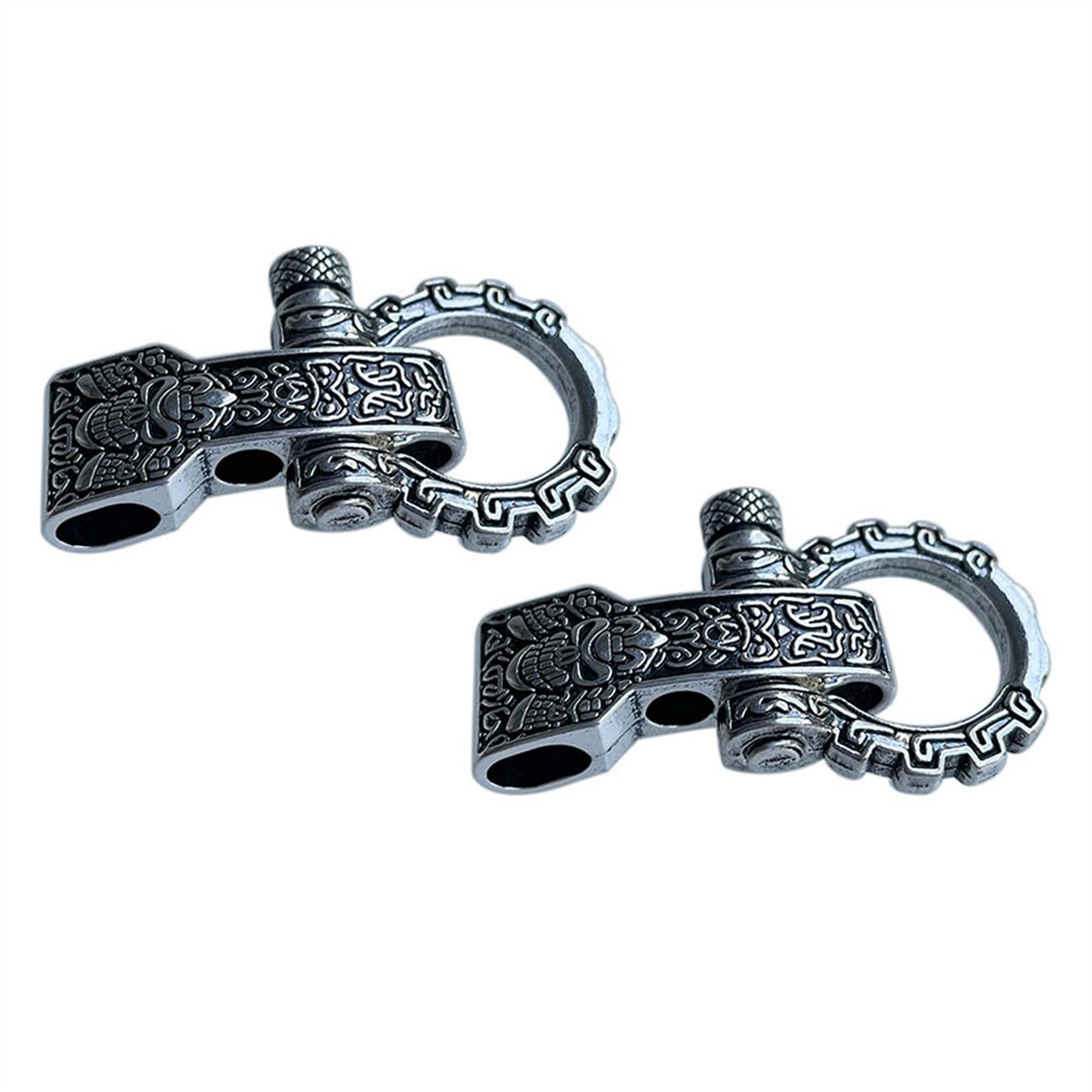 Fivelas ajustáveis para pulseira Paracord, fecho, pino de parafuso, manilha de âncora, cinto, 10 pcs