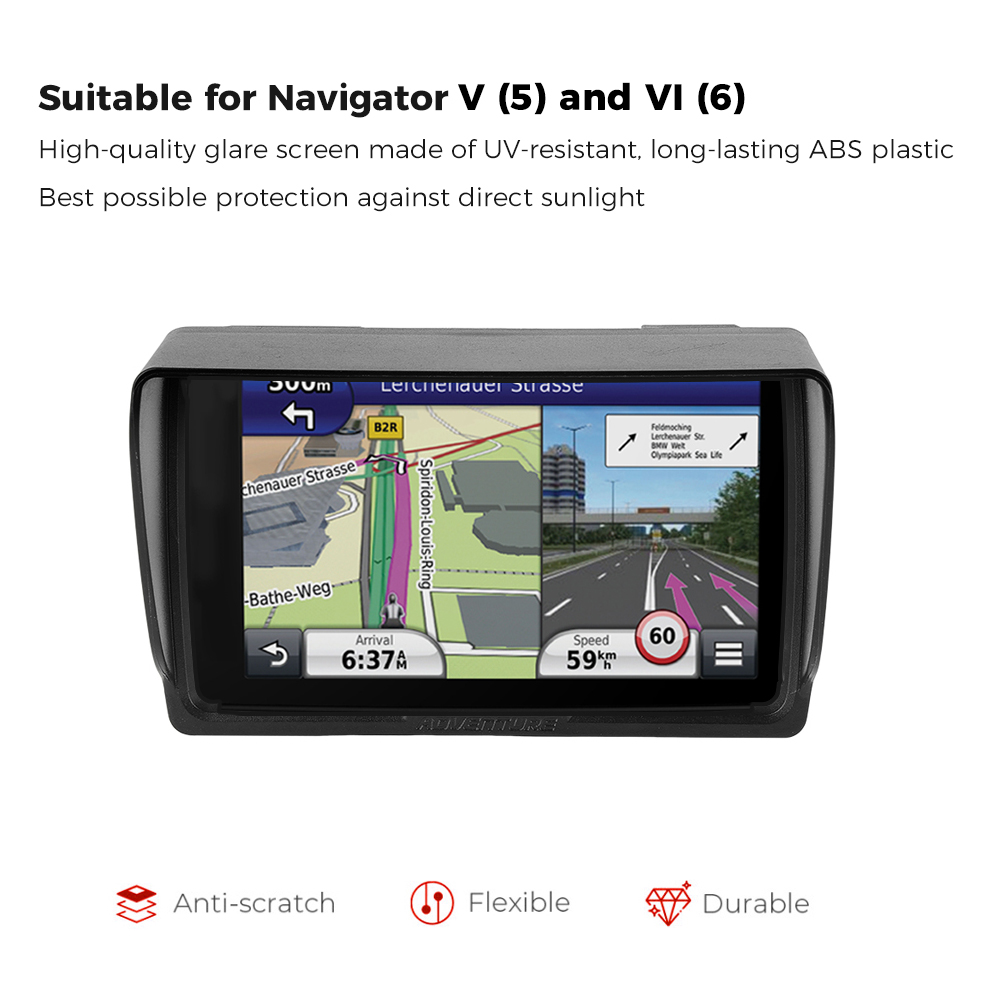 BMW ナビゲーター VI (6) オートバイ GPS ナビゲーターサンシェードバイザーグレアビジョンシールド BMW R1200GS R1250GS LC ADV R1300GS