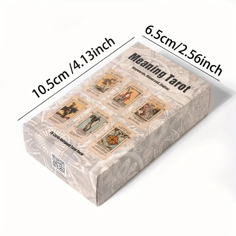 初心者向けタロットカードゲーム,占いツール,アンティーク,78枚のカード,占い,占い,1箱