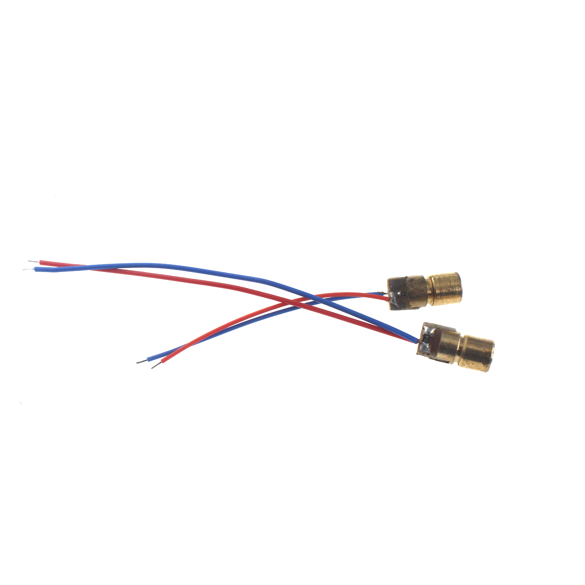 5 PCS 650NM 6 MM 3 V/5 V Módulo de Diodo Cabeça de Cobre Vermelho 5 MW Laser Dot