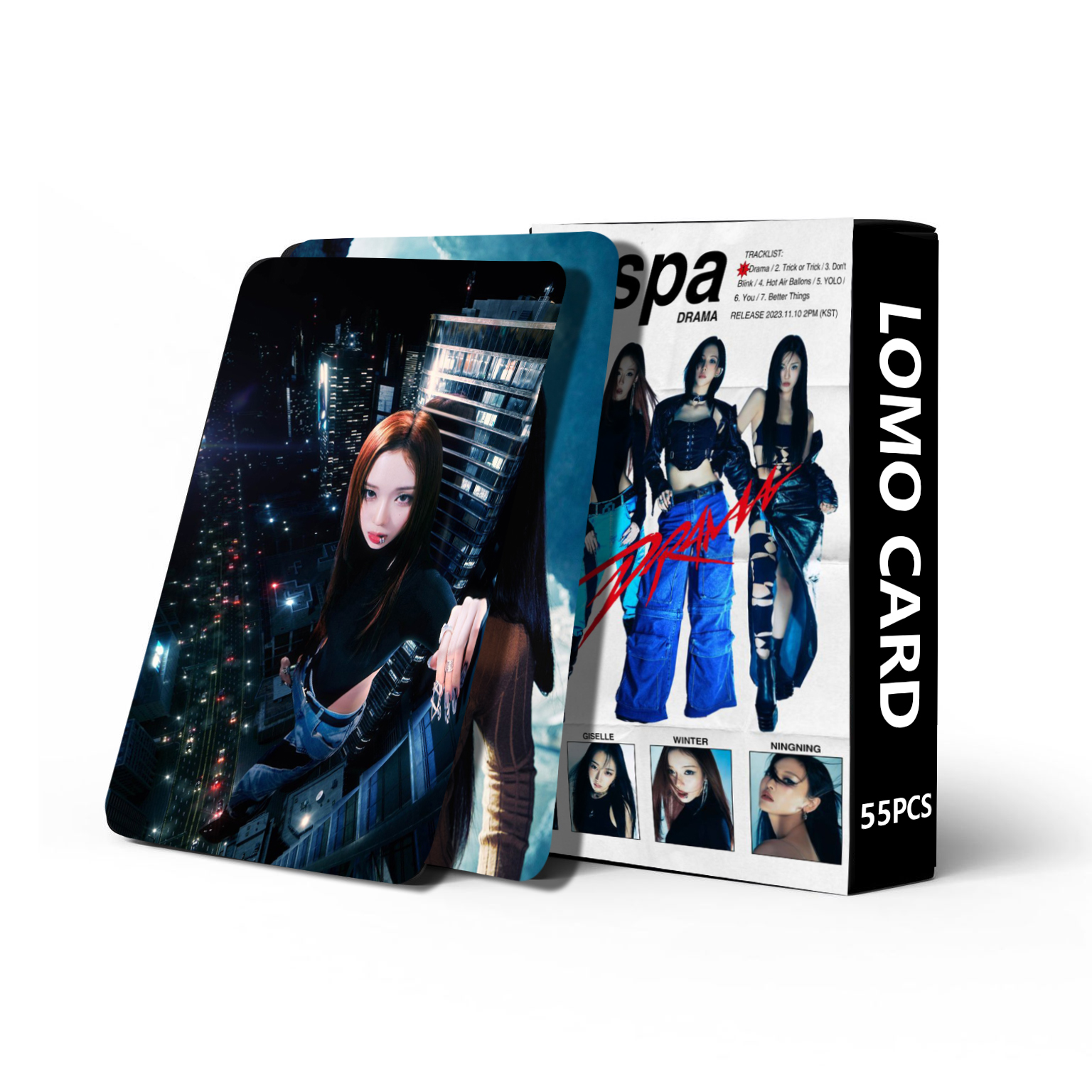 54 ชิ้น/เซ็ตKpop Aespa - 4th Miniอัลบั้ม 'Drama' ConceptรูปภาพITZY Lomo Photo Albumการ์ดK-POP ITZYโปสการ์ดใหม่แฟนของขวัญ
